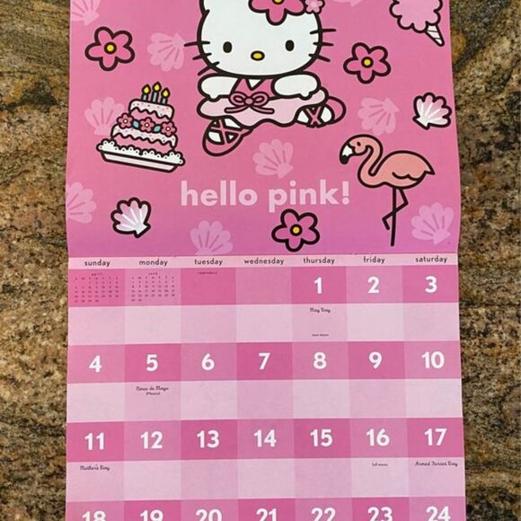 Hello Kitty 2003 Wall Calendar Hello Color 2003! - Picture 4 of 5